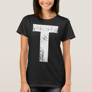 T-shirt Lettre T Famille Chipmunk Groupe Correspondant Hal