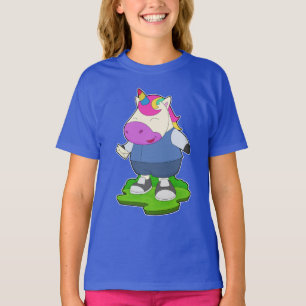 T-shirt Lettre Unicorne