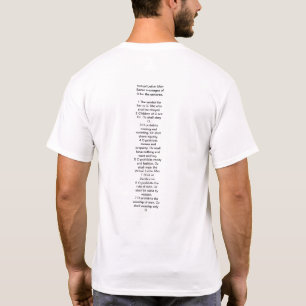 T-shirt Lettre virtuelle Homme T Chemise