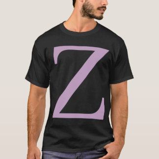 T-shirt Lettre Z Lilac couleur pourpre