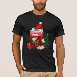 T-shirt Lettres à la boîte aux lettres Père Noël