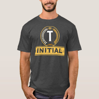 T-shirt lettres alphabétiques T