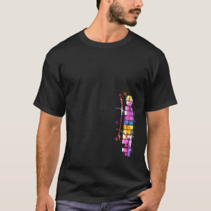 T-shirt Lettres Cardiff Cardiff Watercolor