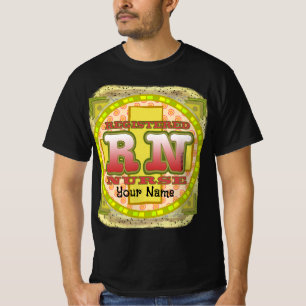 T-shirt Lettres croisées des infirmières et infirmiers de 