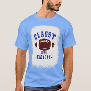 T-shirt Lettres de couleur bleu pour ventilateur de démarr