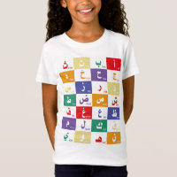 Lettres de l'alphabet arabe pour les enfants