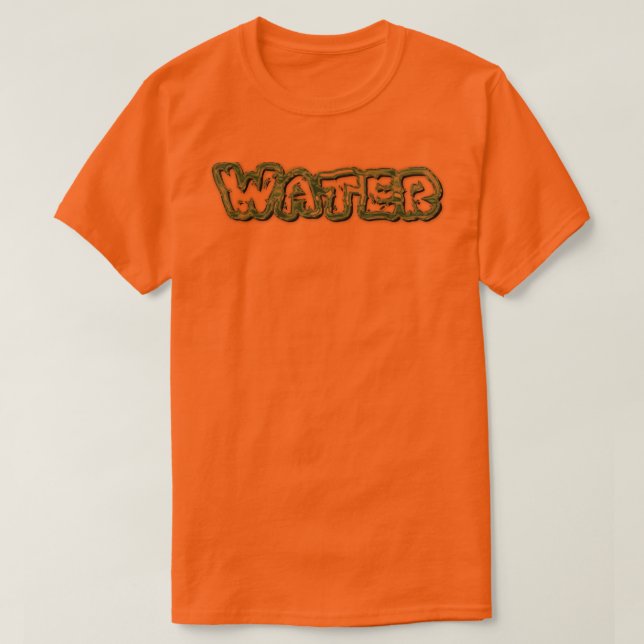 T-shirt Lettres d'eau potable (Design devant)
