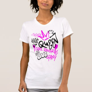 T-shirt lettres graffiti art bulle
