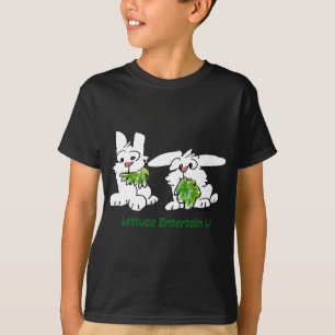 T-shirt Lettuce Entertain U Cartoon Rabbits