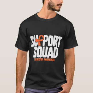T-shirt Leucémie Cancer du Sang Équipe de soutien Leucémie