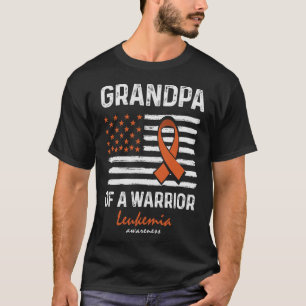 T-shirt Leucémie Cancer du Sang Survivant Soutien Grand-Pè