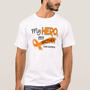 T-shirt Leucémie MON HÉROS MON FRÈRE 42
