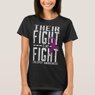T-shirt Leur combat est Mon combat Epilepsie Conscience
