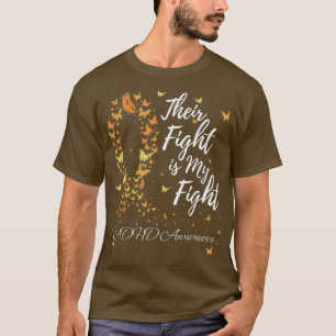 T-shirt Leur combat est mon guerrier de combat support ADH