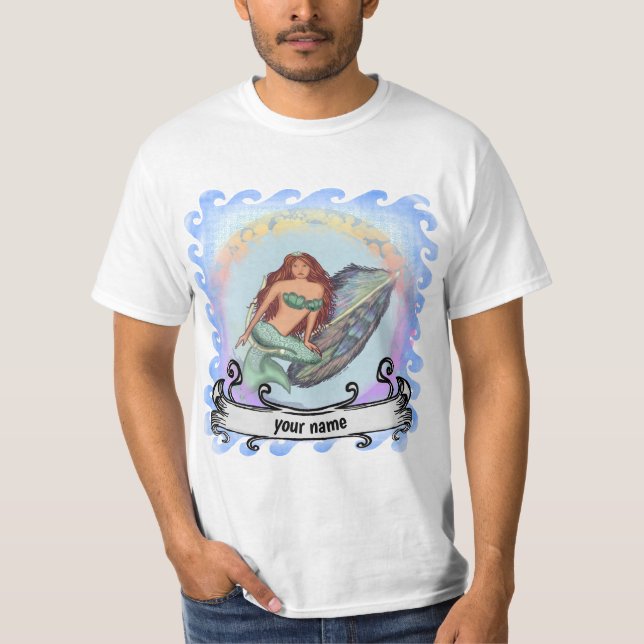 T-shirt leure de pêche aux sirènes (Devant)