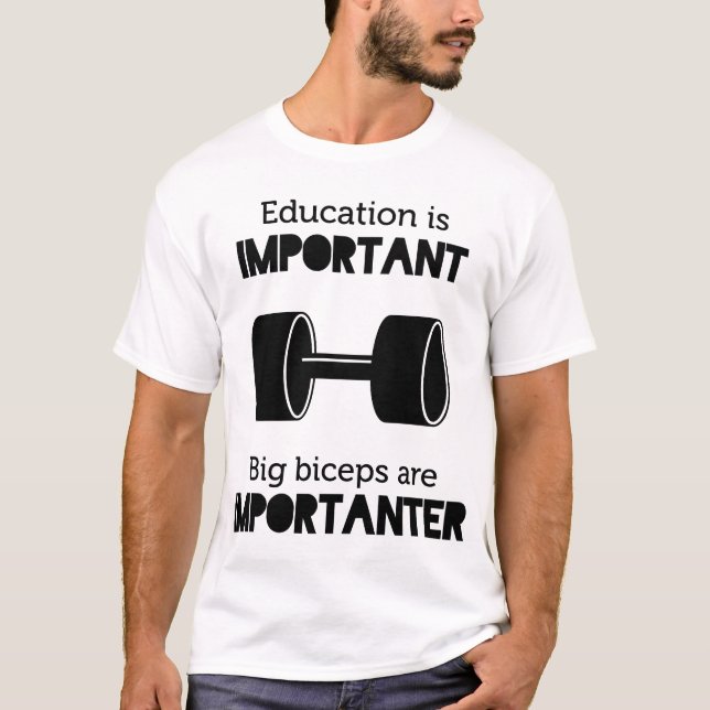 T-shirt Levage drôle (Devant)