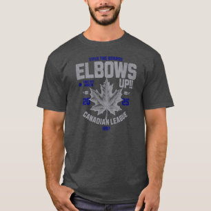 T-shirt Lève les coudes ! Sur les planches Culture canadie