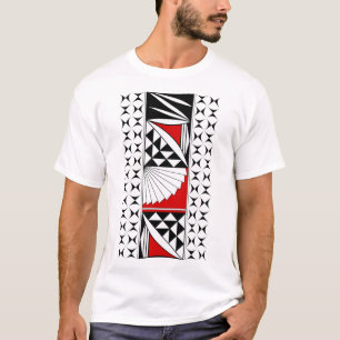 T-shirt Levée de soleil amérindienne du sud-ouest en rouge