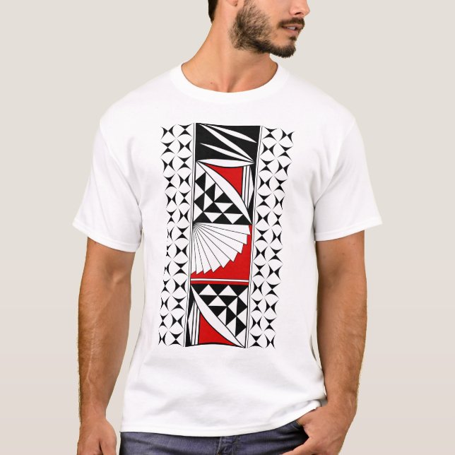 T-shirt Levée de soleil amérindienne du sud-ouest en rouge (Devant)