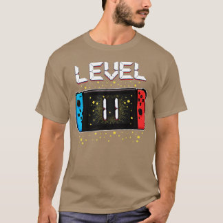 T-shirt Level 11 Birthday Gaming 11 Year Old Video Games G