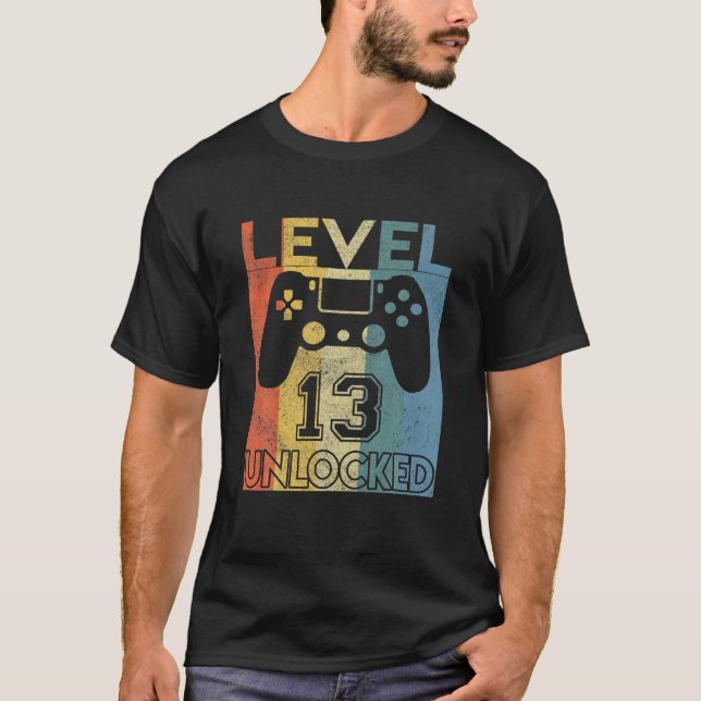 T-shirt Level 12 Unlocked Birthday 12 Year Old Its My 12Th (Devant)