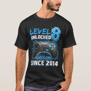 T-shirt Level 8 Awesome 2014 Video Game 8th Birth