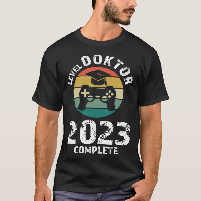 T-shirt Level Doktor 2023 complete Doctor 2023 (Devant)