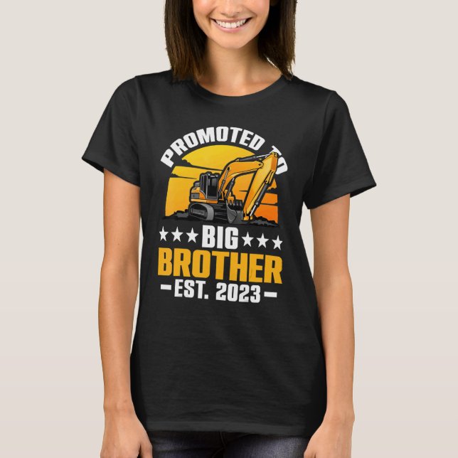 T-shirt Leveled Up To Big Brother 2023  Promoted To Big Br (Devant)