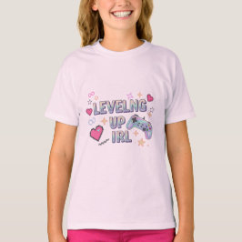 T-shirt « Leveling Up IRL » – Inspiration de jeu v