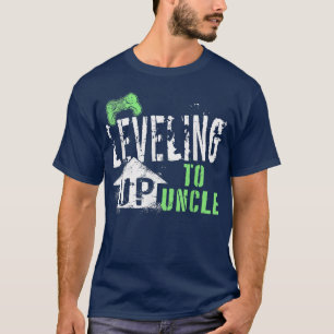 T-shirt Leveling Up To Uncle 2022 Funny Video Game Control