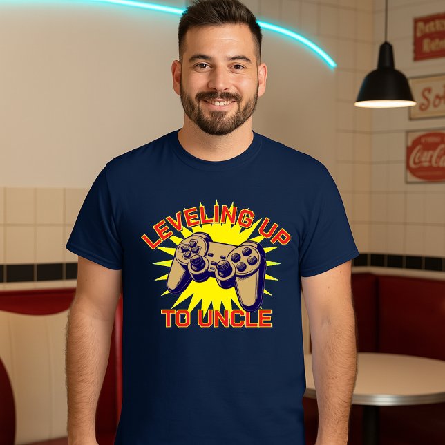 T-shirt Leveling Up Video Game Controller Template  (Créateur téléchargé)
