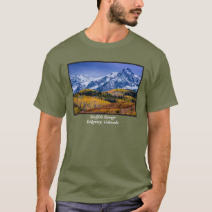 T-shirt Lever de soleil d'automne de chaîne de Sneffels -