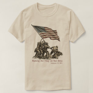 T-shirt Lever du drapeau sur Iwo Jima
