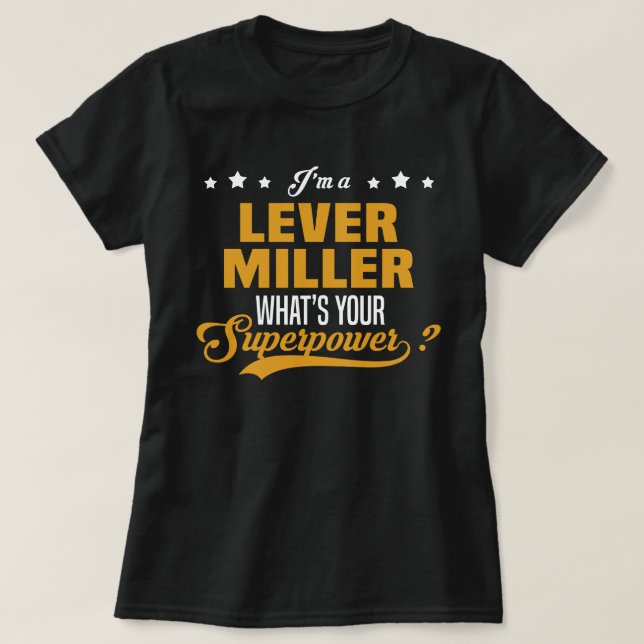 T-shirt Lever Miller (Design devant)