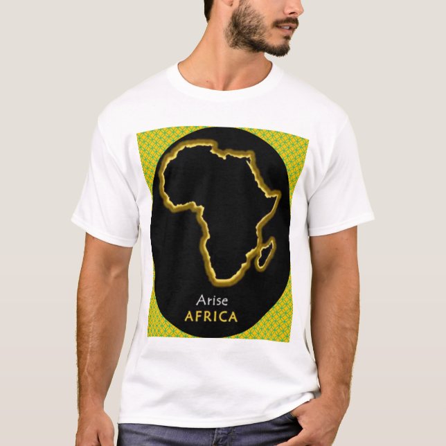 T-shirt Levez l'Afrique. (Devant)
