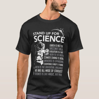 T-shirt Levez-Vous Pour La Science - Magique Mais Réelle L