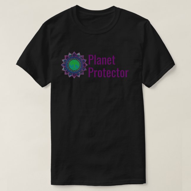 T-shirt Levez-vous pour notre planète (Design devant)