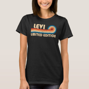 T-shirt LEVI Nom de famille Retro Vintage 80s 90s Annivers