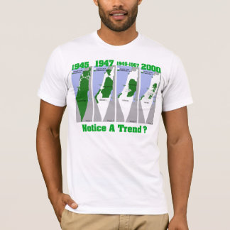 T-shirt L'évolution de la Palestine