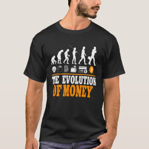 T-shirt L'Évolution De L'Argent Cypto Bitcoin Blockchain 1