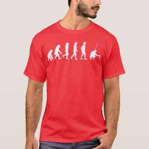 T-shirt L'évolution de l'homme et de la pêche