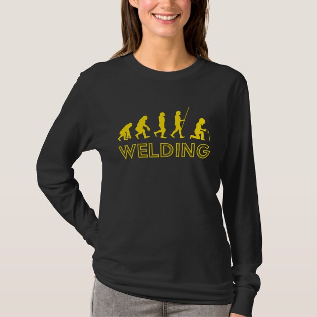 T-shirt L'évolution des soudeurs (Devant)