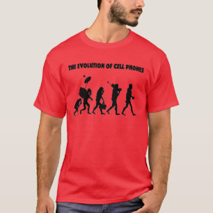 T-shirt L'évolution des téléphones cellulaires