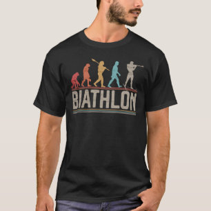 T-shirt L'évolution du biathlon Cible Tir XC Skiin