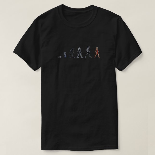 T-shirt L'évolution du Cylon essentiel (Design devant)