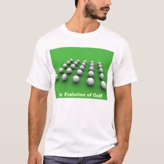 T-shirt L'évolution du golf