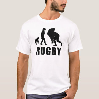 T-shirt L'évolution du Rugby Tackle