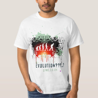 T-shirt L'évolution/gardent la valeur gauche