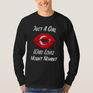 T-shirt Lèvres Bouche Amour Drapeau Turc Nemrut Dagi
