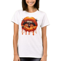 Lèvres éffrayantes à goutte d'araignée